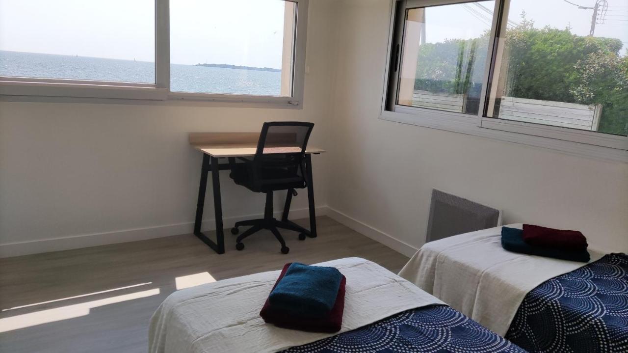 Appartement T3 De 74M2 Tres Lumineux Vue Panoramique Mer Et Plages Concarneau Extérieur photo