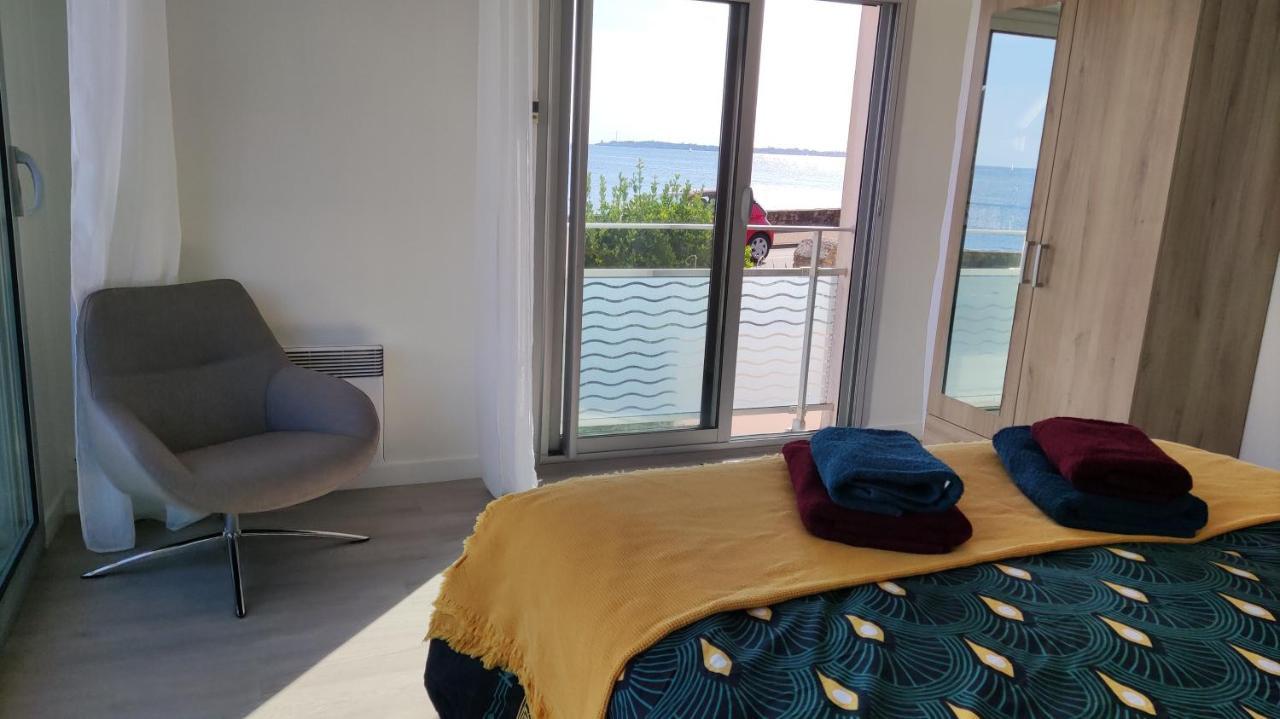 Appartement T3 De 74M2 Tres Lumineux Vue Panoramique Mer Et Plages Concarneau Extérieur photo